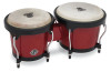LP Aspire Fiberglass Bongos, Red (LPA601F-RD)