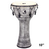 Toca Antique Silver Mechanically Tuned Djembe, Backpacker