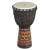 Deep Carve Antique Chocolate Djembe Drum, 12 in.