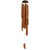 Handmade Wind Chimes with Large Bamboo Tubes, Wooden Deep Tone 53 inch