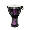 Lava Lamp Djembe, Purple, 7" Head x 12" Tall