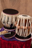 BANJIRA PRO TABLA SET NICKEL PLATED BRASS BAYAN AND 5.75-INCH DAYAN