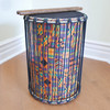 OPEN BOX SALE: X8 Drums Dundun - Kente Cloth, Sangban (Medium)