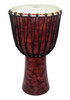 Tycoon Percussion TAJ-10 RMA Red Marble Rope Tuned Djembe 10 in.