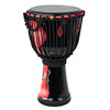 X8 Drums Blackout Lava Lamp Djembe 12 in. Red Multi Fade