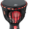 X8 Drums Blackout Lava Lamp Djembe 12 in. Red Multi Fade