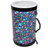 12 inch Toca Sympatico Nesting Djun Djun in Autumn Days finish featuring a pretuned Fiber Dot head and portable nesting design.