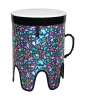Toca Sympatico® 16-inch Nesting Tom-Tom in Autumn Days graphic finish with pretuned Fiber Dot head, harness, and lightweight stackable design.