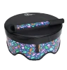 Toca Sympatico Gathering Drum Pretuned in Autumn Days finish, short 10-inch height with 18-inch synthetic leather head and matching mallet.