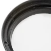 Rear view of Toca Sympatico System drum head mounting ring showing the interchangeable tuning system.