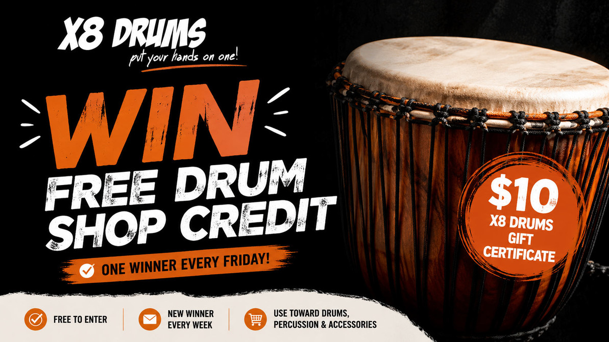 Win Free Drum Shop Credit