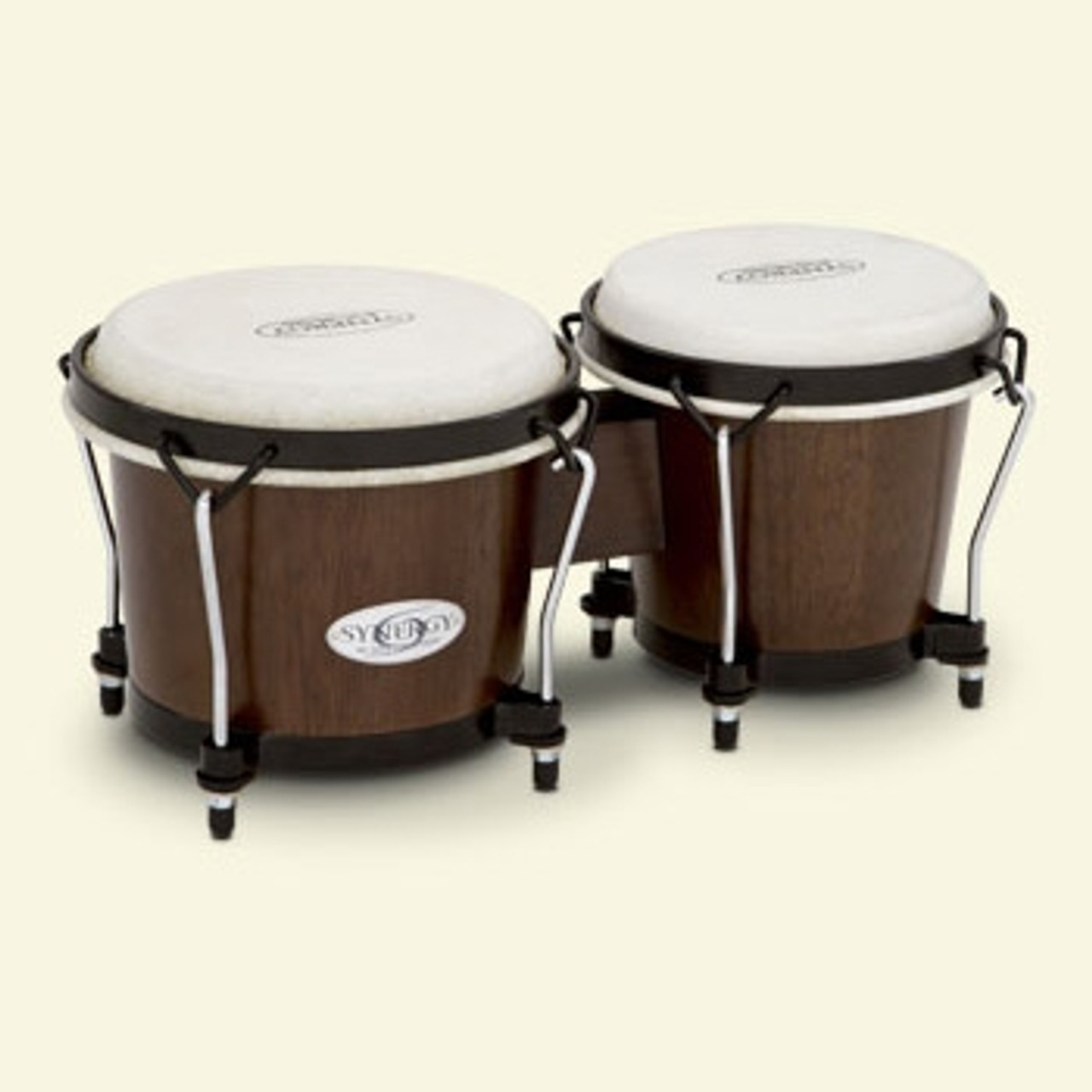 Toca Synergy Wood Bongos, Tobacco Brown - On Sale