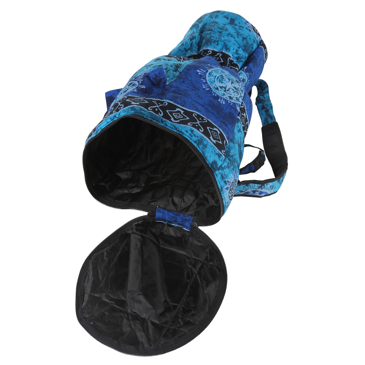 Extra Large Djembe Drum Backpack, Blue Celestial Design