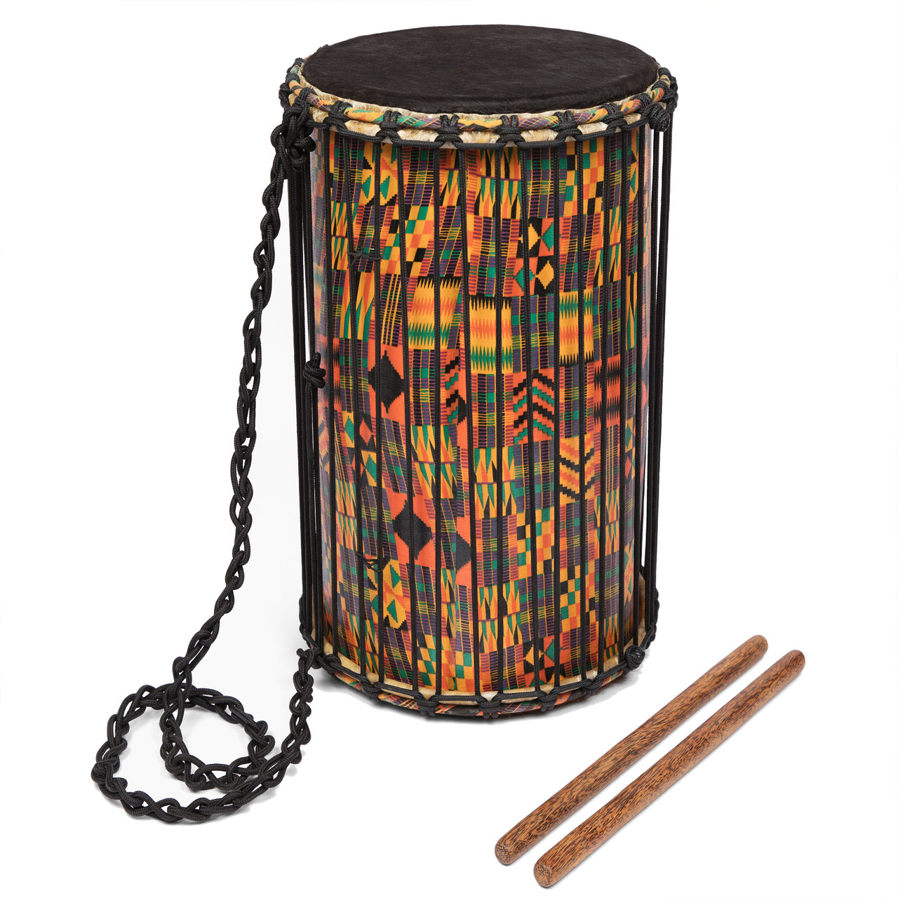 Djun Djun, Kente Kloth Kenkeni X8-DD-KENTE-S- X8 Drums