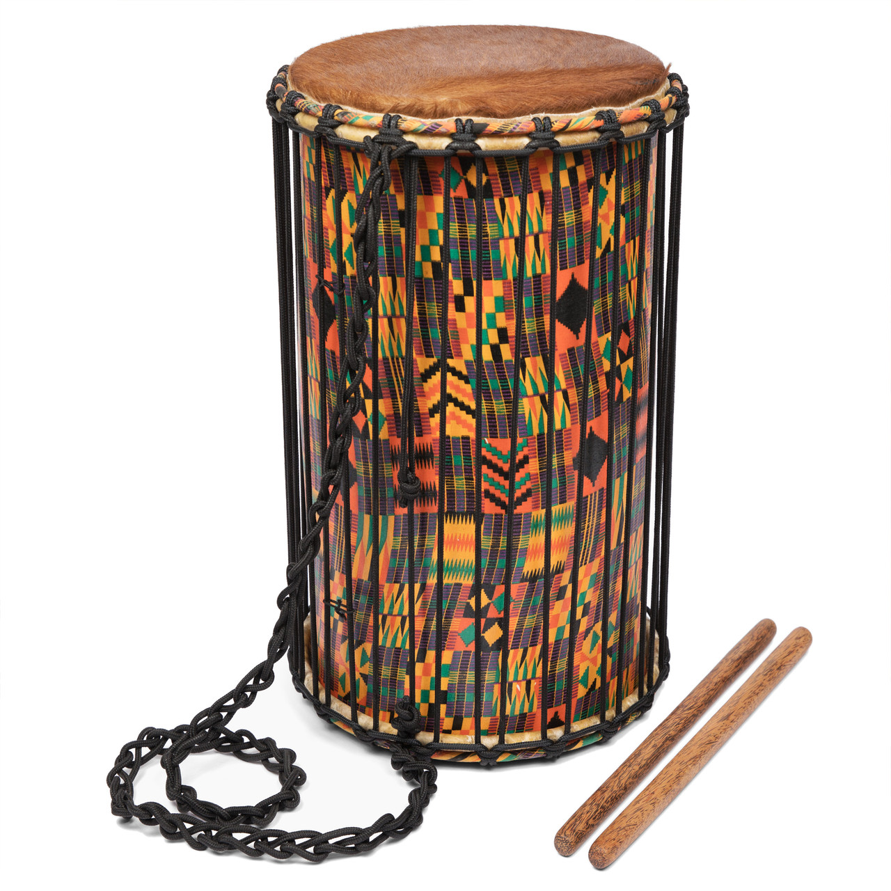Djun Djun, Kente Kloth Kenkeni X8-DD-KENTE-S- X8 Drums