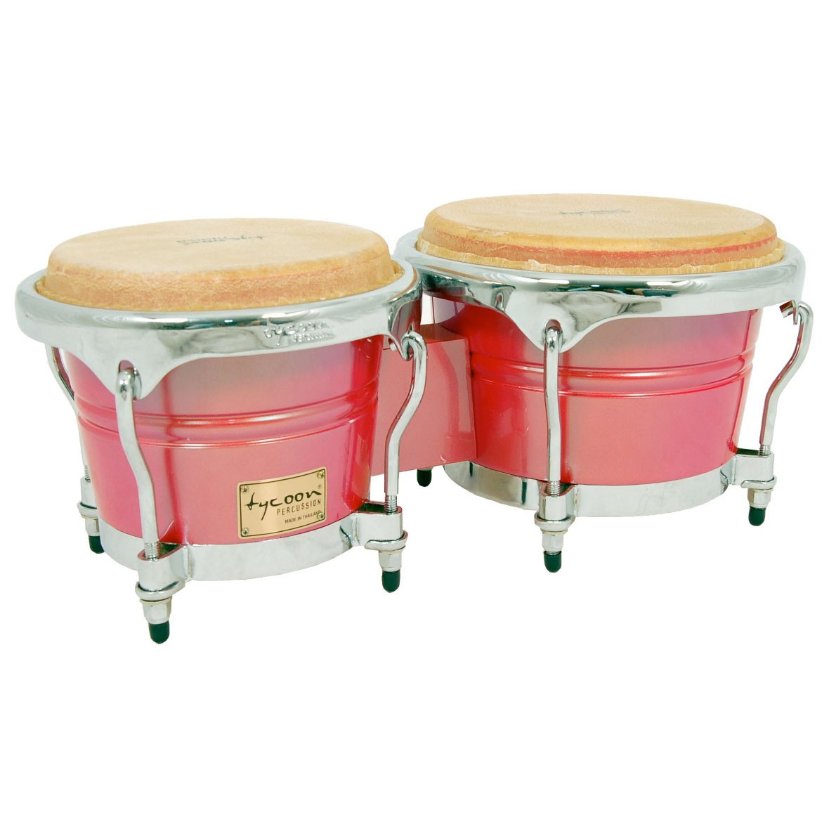 Tycoon Percussion Concerto Red Spectrum Bongos - X8 Drums
