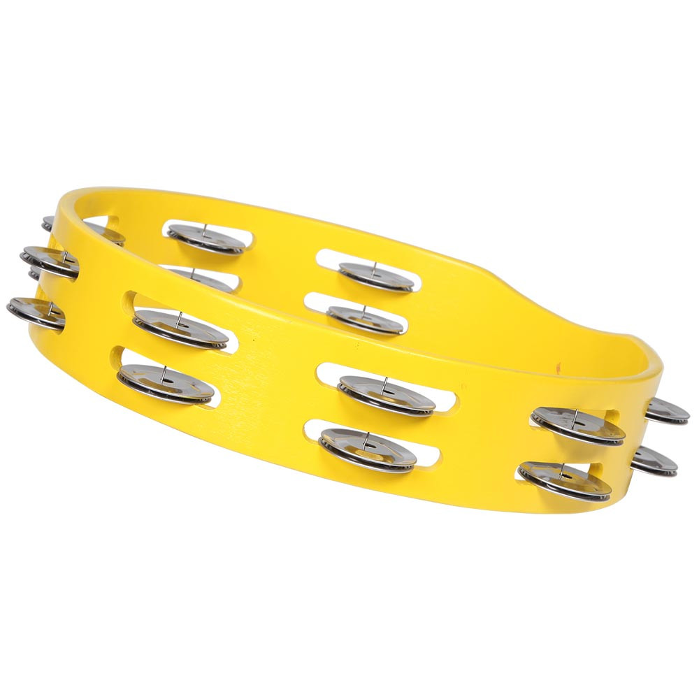 X8 Drums Spectrum Tambourine, Yellow - X8 Drums