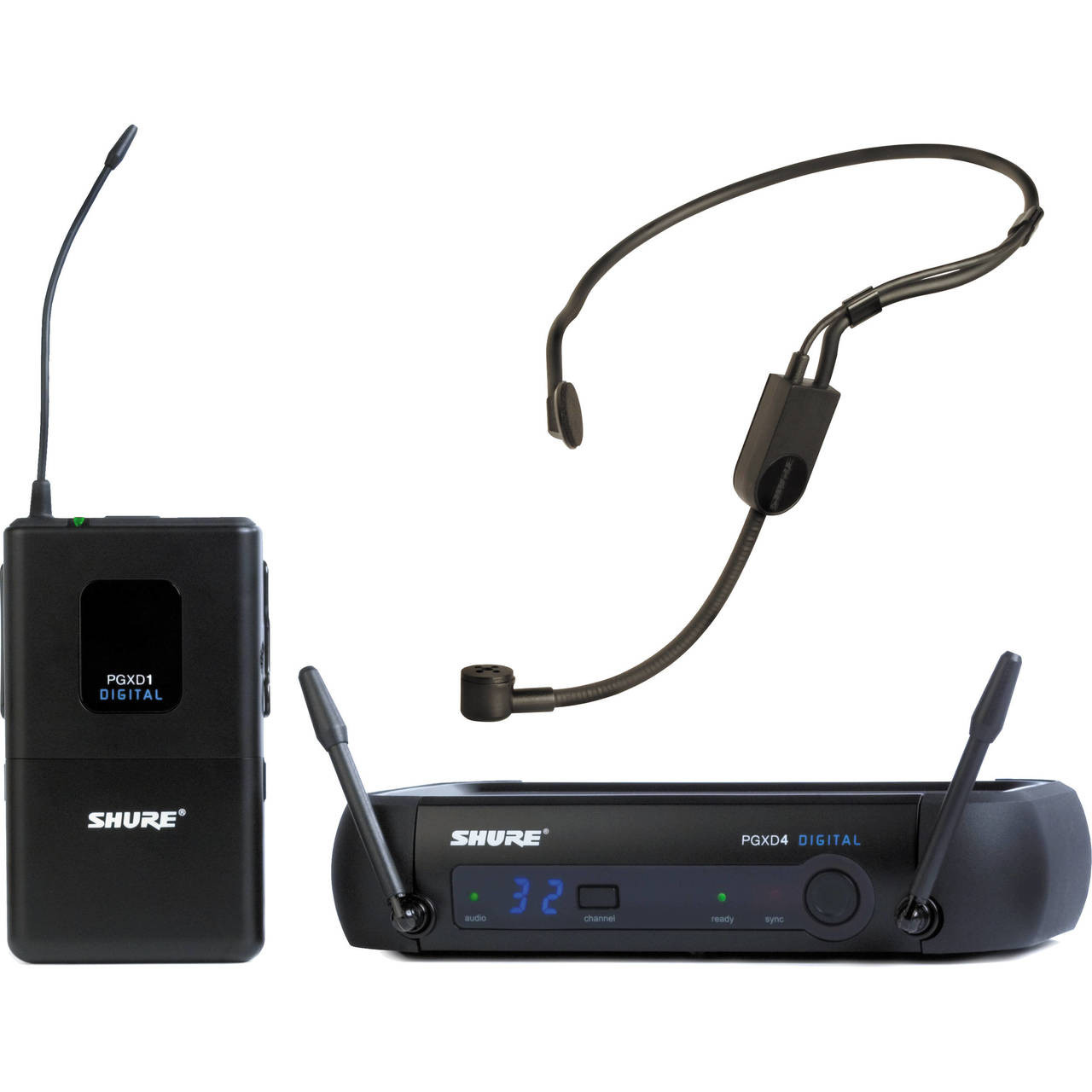 Shure PGXD14/PGA31 Digital Wireless Headset Microphone System - X8