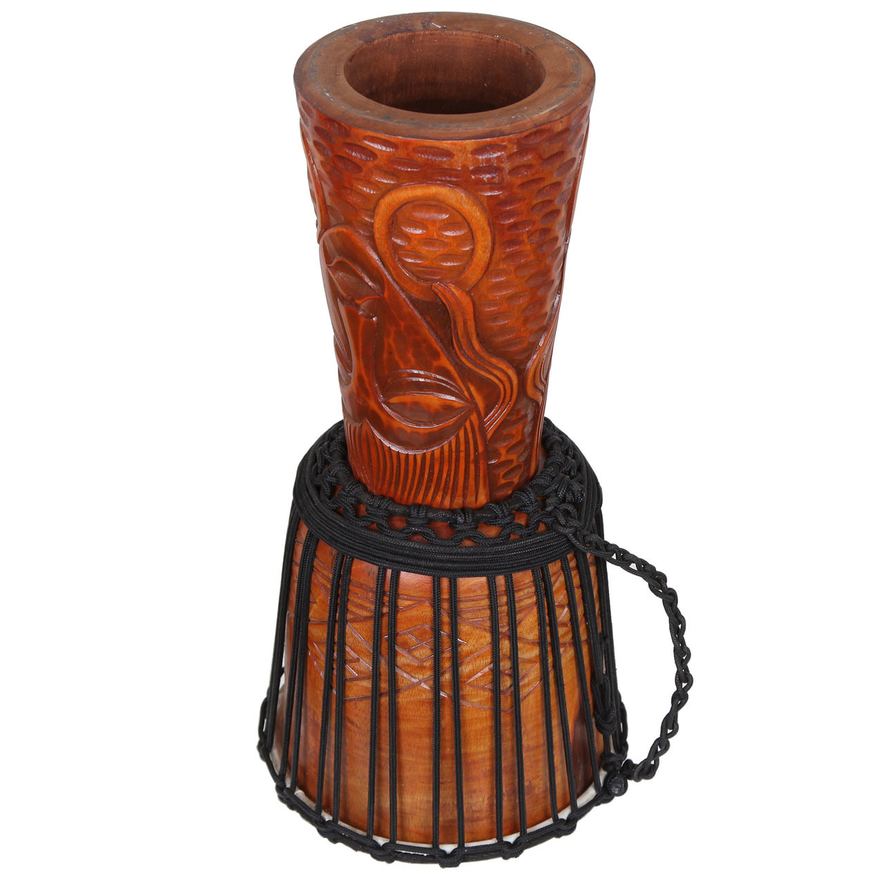 Mother Earth African Djembe, Hand Carved - Free Shipping - X8 Drums