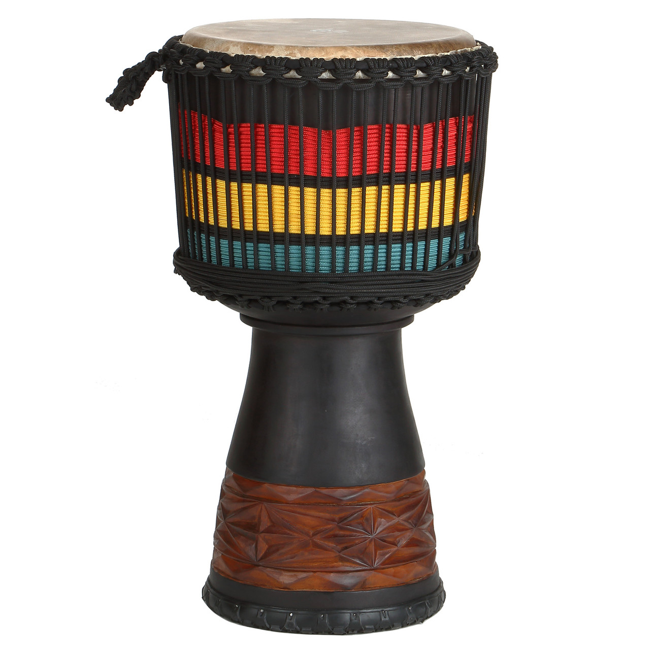 Pro Series Djembe, Traditional Carving – Groove Masters Percussion