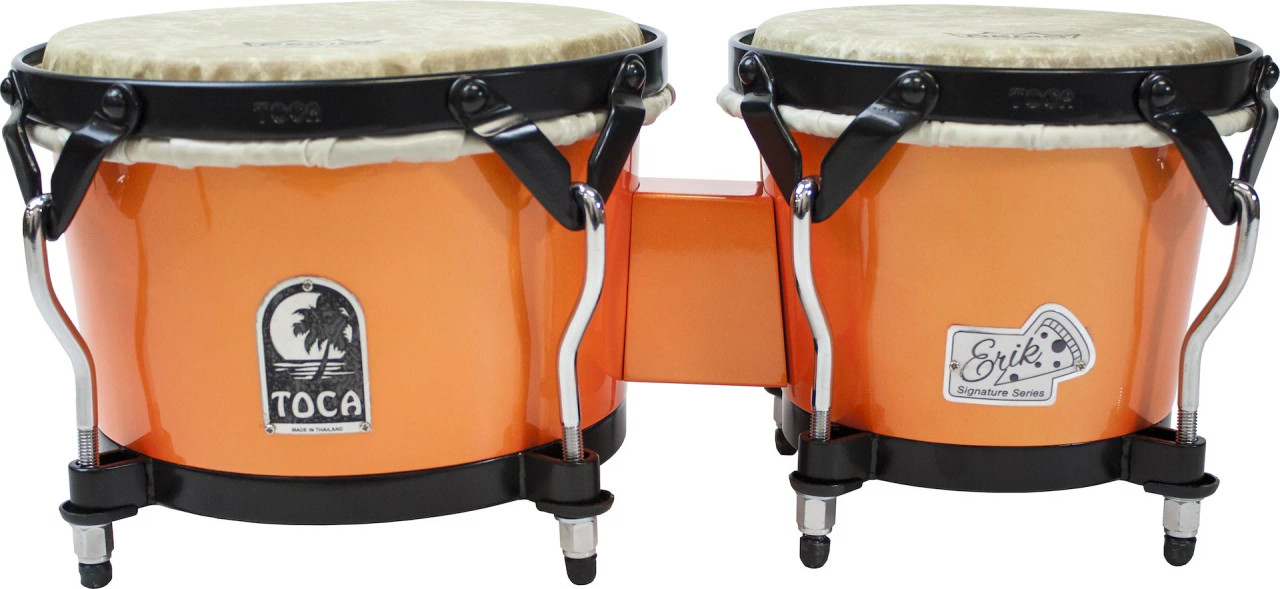 Toca Erik Piza Bongos, Iridescent Orange (5100-FPS) - X8 Drums