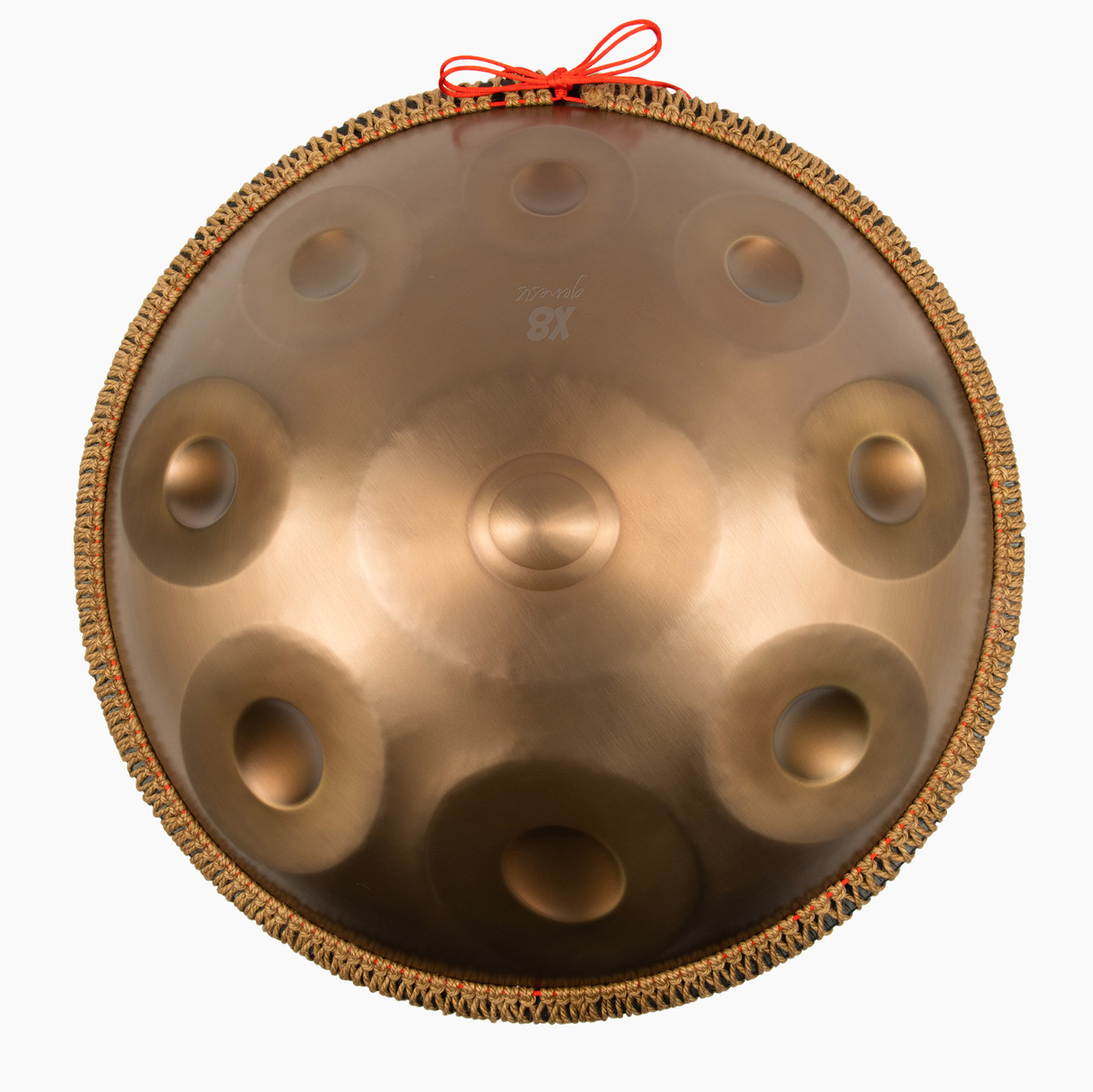 X8 Drums Genesis Handpan D Kurd With Bag and Stand - X8 Drums