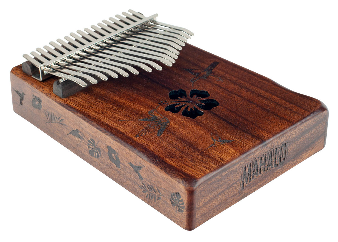 Mahalo 17-Key Kalimba Hibiscus MKA17HB - X8 Drums
