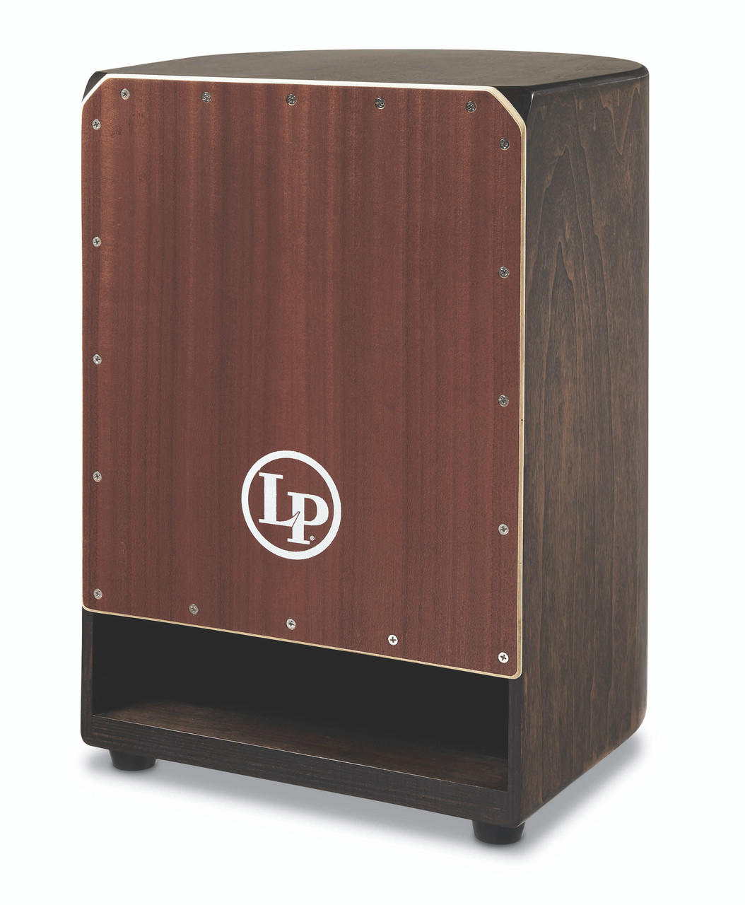 Latin Percussion LP1461M Roundback Sub-Bass Cajon with Mahogany