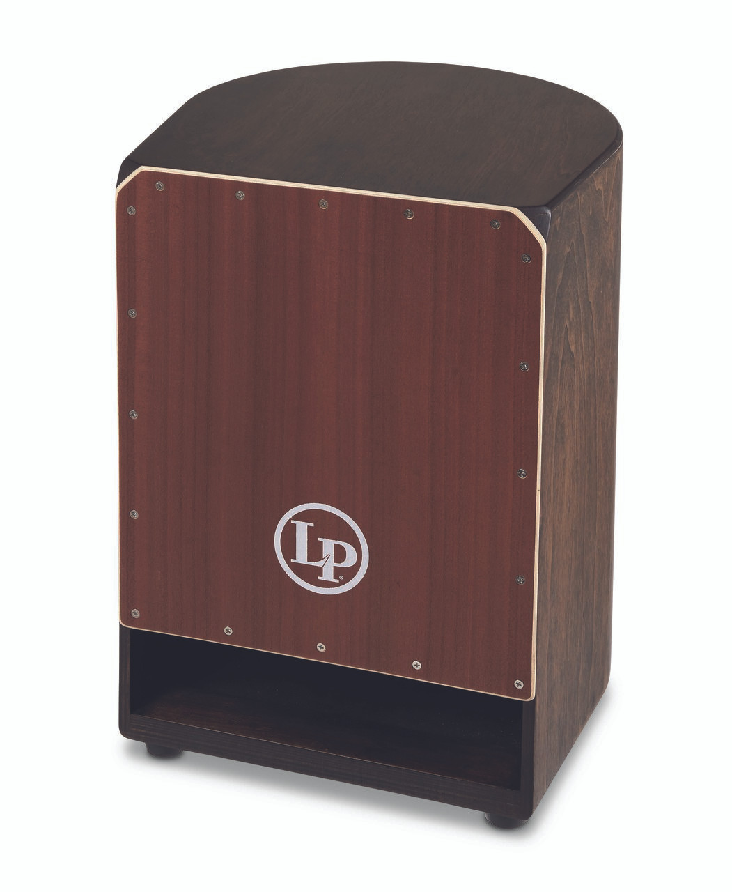 Latin Percussion LP1461M Roundback Sub-Bass Cajon with Mahogany