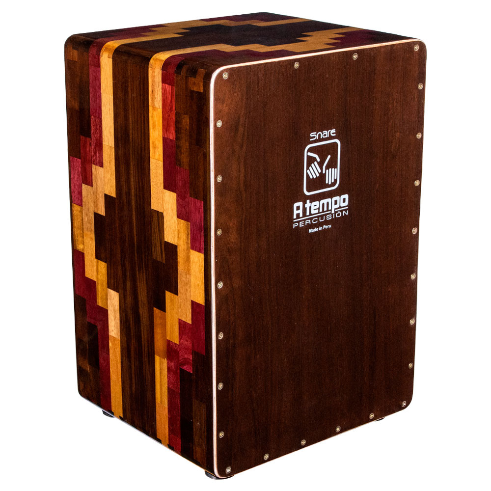 A Tempo Special Edition Snare Cajon-Tropical Walnut and