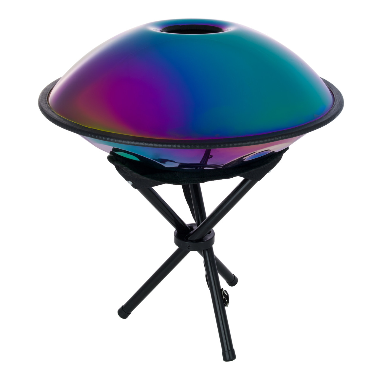 X8 Drums Nova Rainbow Patina Handpan with Bag and Stand - X8 Drums