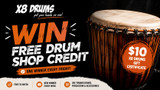 Win Free Drum Shop Credit