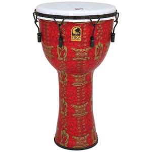 Toca FreeStyle II 14-Inch Mechanically Tuned Djembe with Bag, Thinker Toca FreeStyle II 14-Inch Mechanically Tuned Djembe with Bag, Thinker