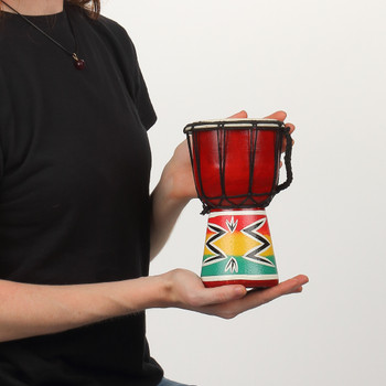 Hand Painted Mini Djembe, Spark Painting Hand Painted Mini Djembe, Spark Painting