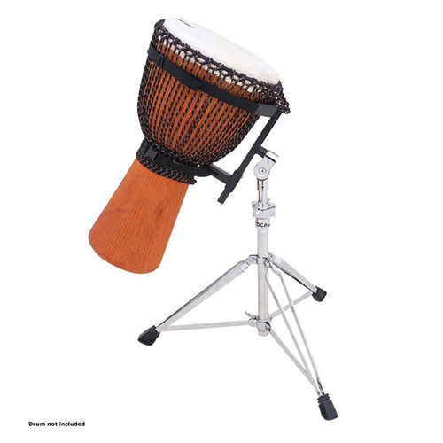 Toca Pro Djembe Stand X8 Drums Lightweight djembe floor stand, black, fits all size djembes•. toca pro djembe stand