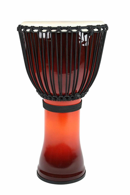 Toca Rope Tuned 12" Synergy Freestyle Djembe, African Sunset (SFDJ-12AFS)