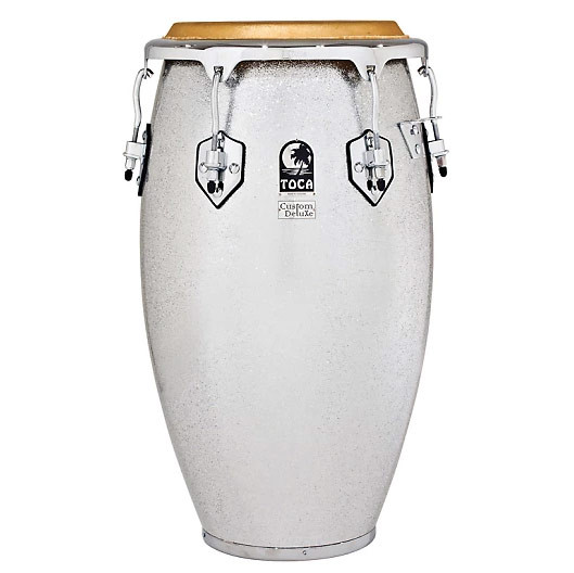 Toca 4612-1/2BW Custom Deluxe 12-1/2 in. Tumba Conga Drum, Blue
