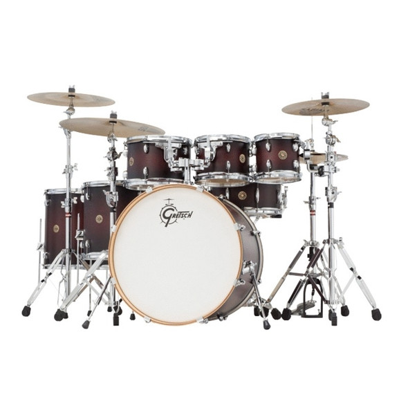 Gretsch Catalina Maple 7 Piece Shell Pack - Satin Deep Cherry Burst