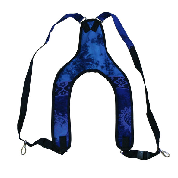 Double Drum Straps, Blue