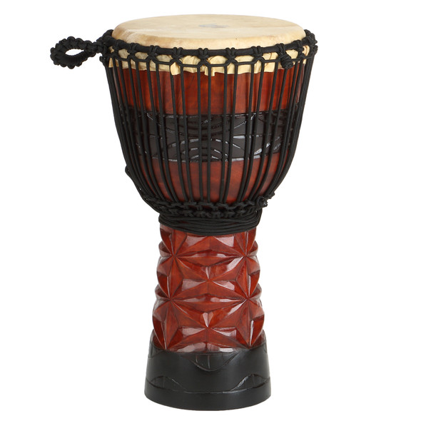 World Tribal African Djembe, Hand Carved - Free Shipping