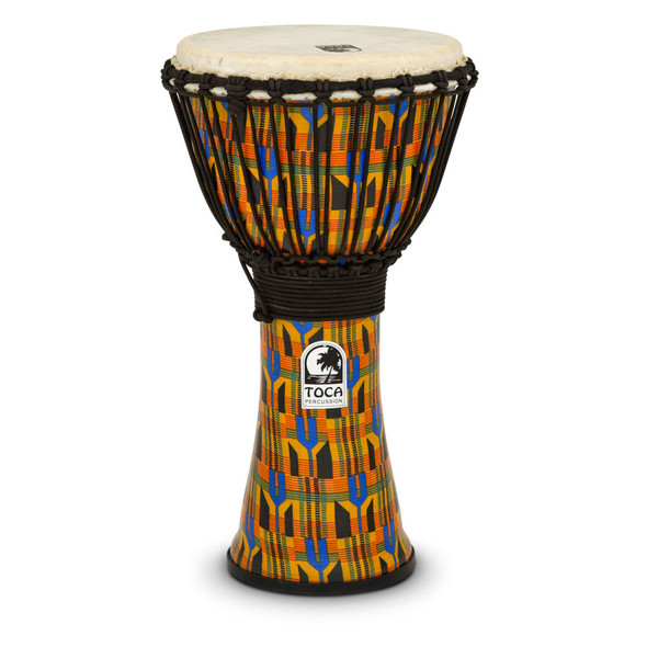 Toca Freestyle Djembe, Kente, 10" Head x 18" Tall