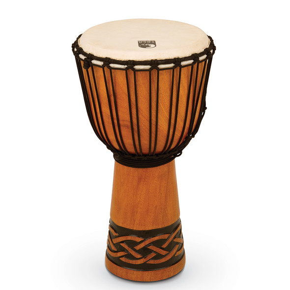 X8 Drums Celtic Labyrinth Djembe, Cherry Finish 10