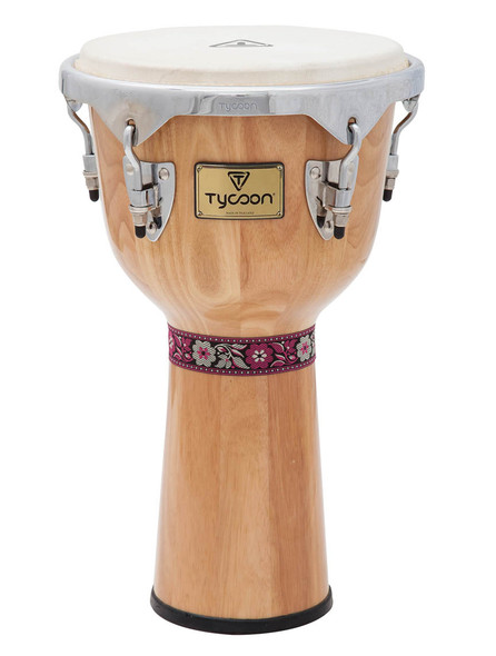 Tycoon Percussion TJ-712CN Concerto Series Natural Finish Djembe 12"