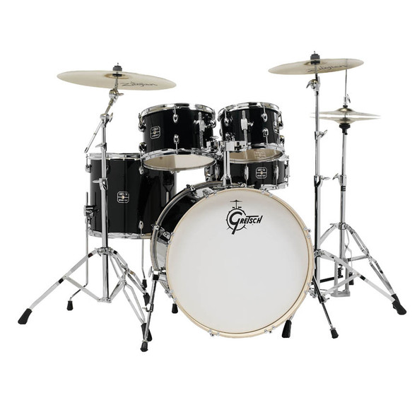 Gretsch Energy 5-Piece Kit with Full Hardware Package & Zildjian Cymbals