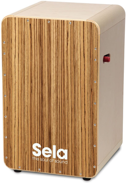 Sela SE 012 CaSela Pro Zebrano Professional Cajon with Snare On/Off Mechanism