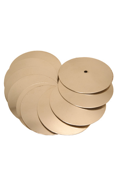 Mid-East Nickel Plated Brass Jingles 10-Count