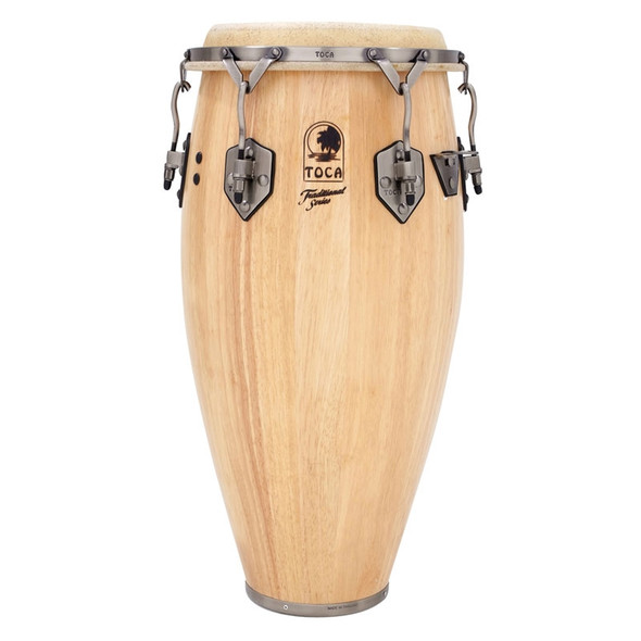 Toca Traditional 12-1/2 in. Tumba Conga Drum, Dark Walnut (3912-1