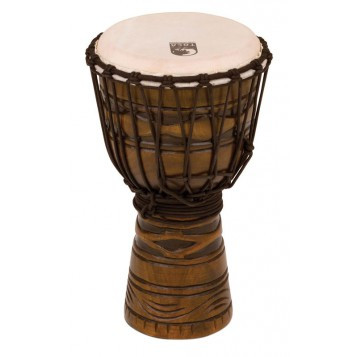 Toca Origin Series Djembe, African Mask, 10 in. Head x 20 in. Tall