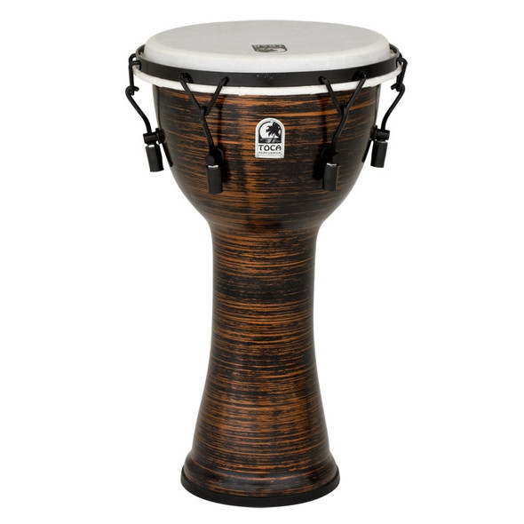 Toca Freestyle 12 in. Spun Copper Mechanically-Tuned Djembe (TF2DM