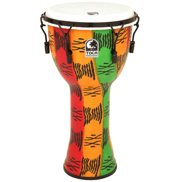 Toca FreeStyle 9 in. Mechanical Tuned Djembe, Spirit (TF2DM-9S